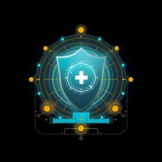 A ship protected by an energy shield